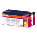 CONJUNTO 3x Lâmpada LED PAR16 GU10/2,8W/230V 2700K 120° - Osram