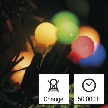 Corrente de Natal exterior LED 200xLED/25m IP44 multicolor