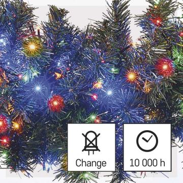 Corrente de Natal exterior LED 600xLED/17m IP44 multicolor