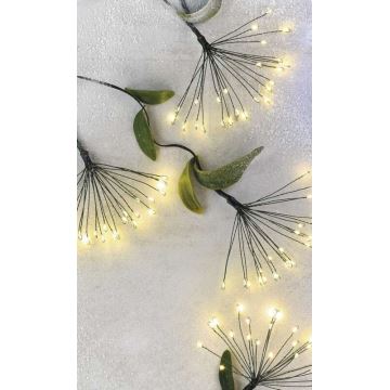 Corrente de Natal LED 150xLED/5,35m branco quente