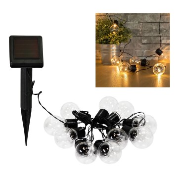 Corrente decorativa solar LED/1,2V 3,8 m IP44