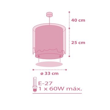 Dalber 61332S - Candelabro de criança LITTLE ELEFANTE 1xE27/60W/230V