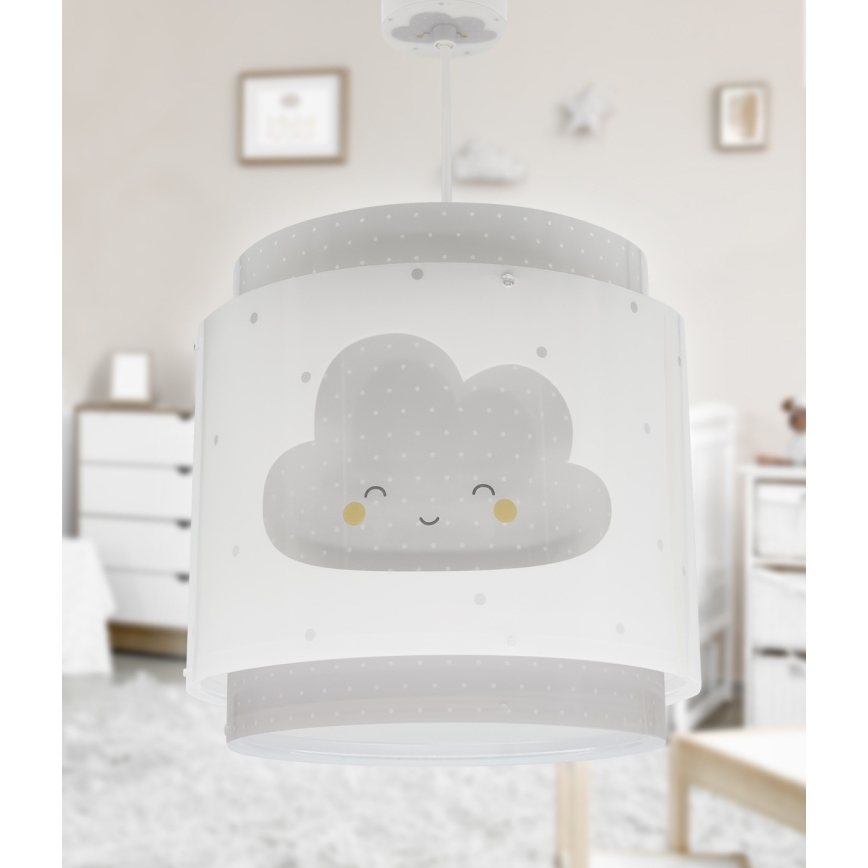 Dalber 76012E - Candelabro de criança BABY DREAMS 1xE27/15W/230V cinzento