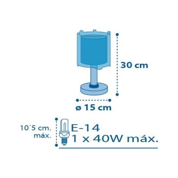 Dalber D-41341 - Candeeiro infantil PLANETS 1xE14/40W/230V