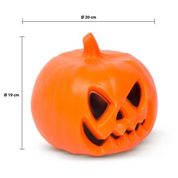 Decoração LED com um efeito sonoro HALLOWEEN LED/3xAAA abóbora