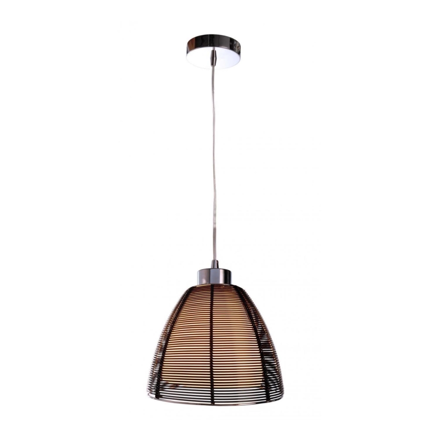 Deko-Light 342026 - Candeeiro suspenso FILO 1xE27/60W/230V diâmetro 19 cm preto