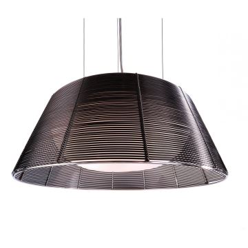 Deko-Light 342032 - Candeeiro suspenso FILO 3xE27/60W/230V diâmetro 39 cm preto