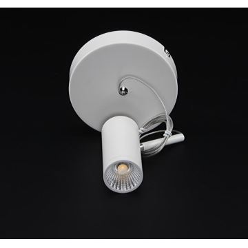 Deko-Light 348037 - Candeeiro suspenso LED com regulação DABIH LED/7,2W/230V 3000K branco