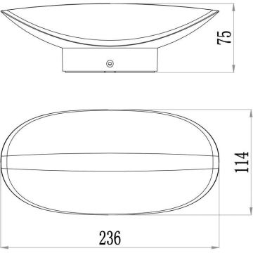 Deko-Light 731078 - Iluminação de parede exterior LED AVIOR LED/12,7W/230V IP54 antracite