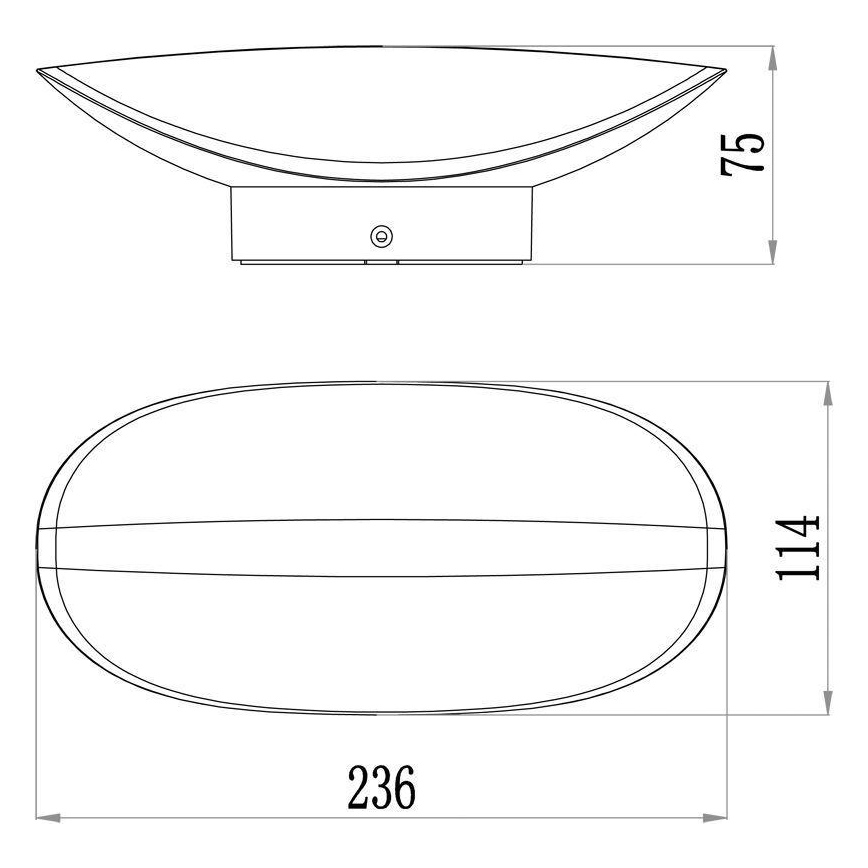 Deko-Light 731078 - Iluminação de parede exterior LED AVIOR LED/12,7W/230V IP54 antracite