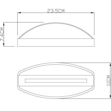 Deko-Light 731093 - Iluminação de parede exterior LED ERIDANI LED/13W/230V IP44 antracite