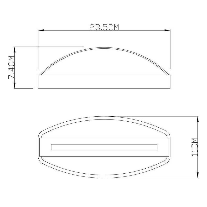 Deko-Light 731093 - Iluminação de parede exterior LED ERIDANI LED/13W/230V IP44 antracite