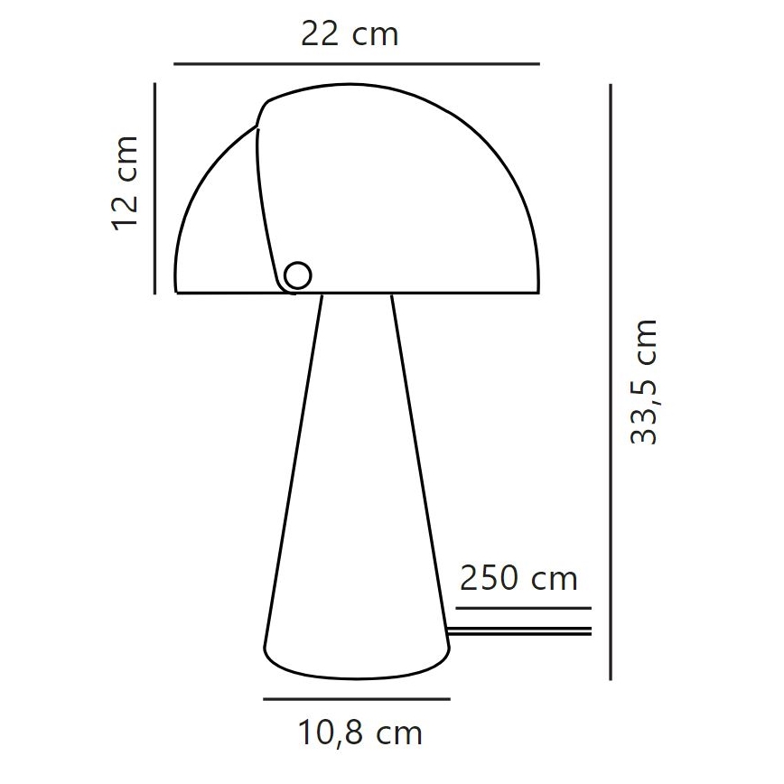 DFTP by Nordlux - Candeeiro de mesa ALIGN 1xE27/25W/230V bege