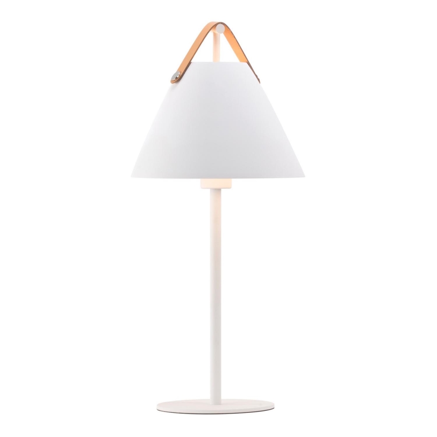 DFTP by Nordlux - Candeeiro de mesa STRAP 1xE27/40W/230V branco