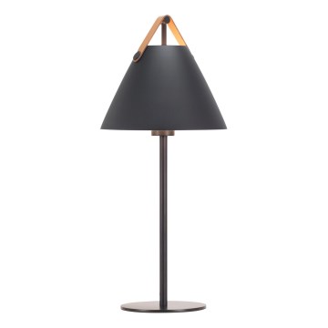 DFTP by Nordlux - Candeeiro de mesa STRAP 1xE27/40W/230V preto