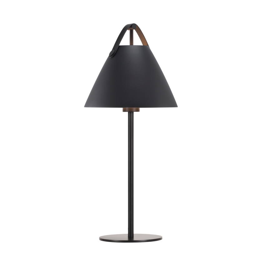 DFTP by Nordlux - Candeeiro de mesa STRAP 1xE27/40W/230V preto