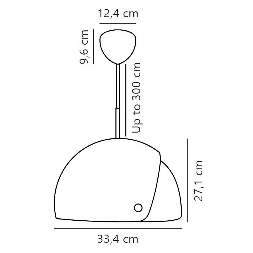 DFTP by Nordlux - Candeeiro suspenso ALIGN 1xE27/15W/230V branco