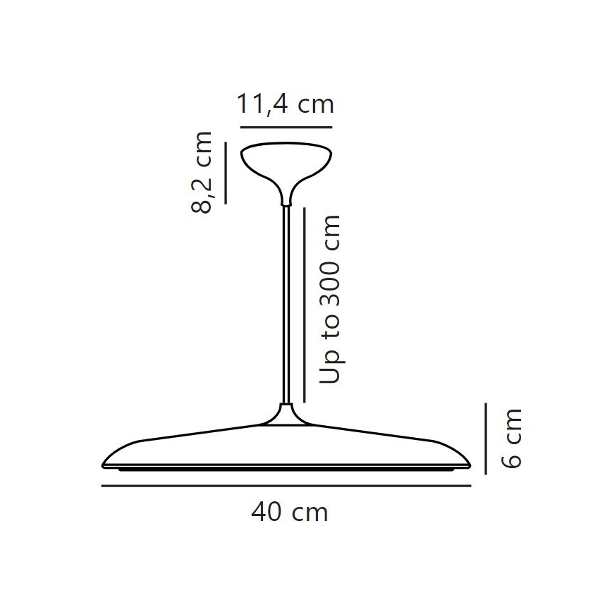 DFTP by Nordlux - Candeeiro suspenso LED com regulação ARTIST LED/24W/230V diâmetro 40 cm cobre