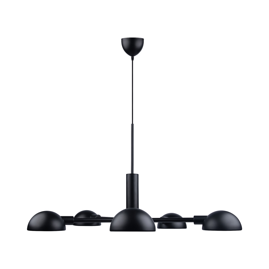 DFTP by Nordlux - Candeeiro suspenso NOMI 5xE14/8W/230V preto