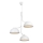 DFTP by Nordlux - Candeeiro suspenso TULLIO 3xE14/25W/230V branco