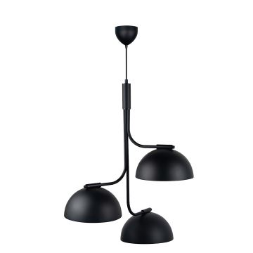 DFTP by Nordlux - Candeeiro suspenso TULLIO 3xE14/25W/230V preto