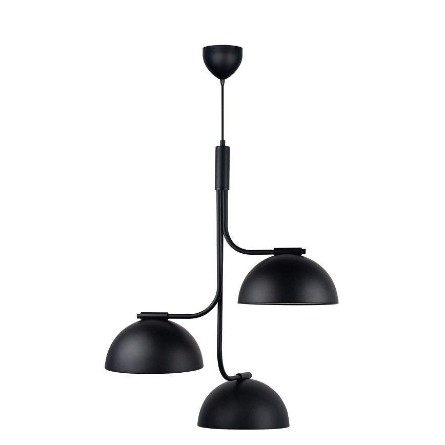 DFTP by Nordlux - Candeeiro suspenso TULLIO 3xE14/25W/230V preto