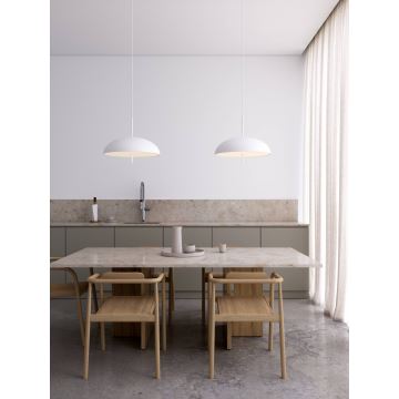 DFTP by Nordlux - Candeeiro suspenso VERSALE 2xE27/15W/230V branco