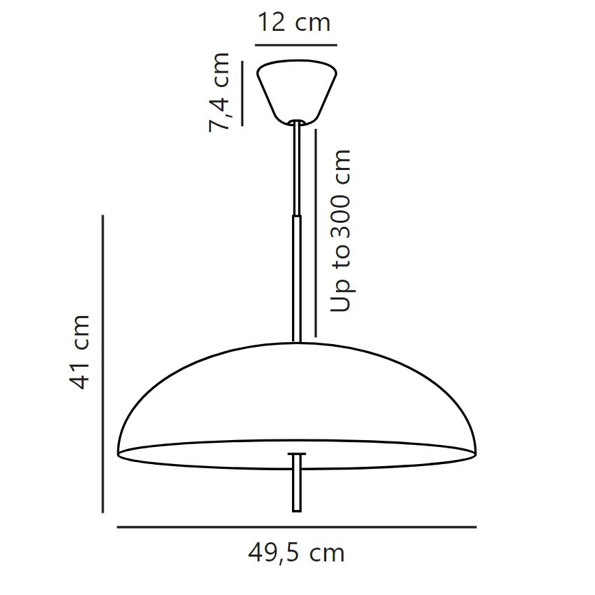 DFTP by Nordlux - Candeeiro suspenso VERSALE 2xE27/15W/230V castanho