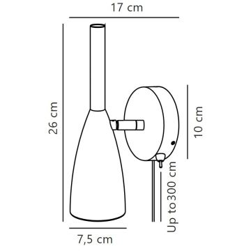 DFTP by Nordlux - Foco de parede PURE 1xGU10/8W/230V branco