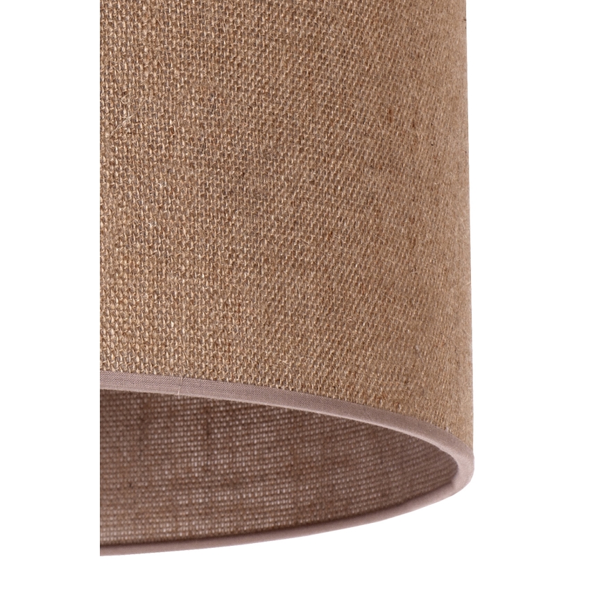 Duolla - Candeeiro de chão 1xE27/60W/230V diâmetro 44 cm castanho/wenge