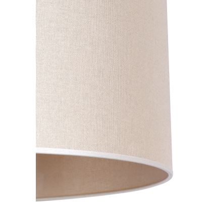 Duolla - Candeeiro de chão 1xE27/60W/230V diâmetro 44 cm creme/branco