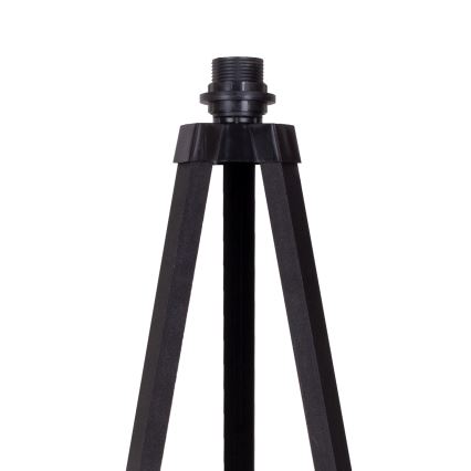 Duolla - Candeeiro de chão DUO 1xE27/60W/230V diâmetro 44 cm bege/cinzento/wenge