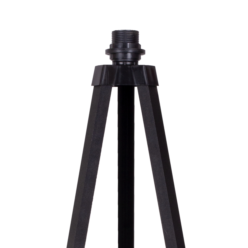 Duolla - Candeeiro de chão DUO 1xE27/60W/230V diâmetro 44 cm bege/cinzento/wenge