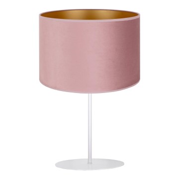 Duolla - Candeeiro de mesa ROLLER 1xE14/15W/230V rosa/dourado