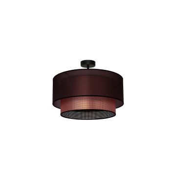 Duolla - Candeeiro integrado COPPER SHINY 1xE27/15W/230V castanho/cobre