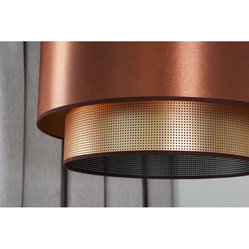 Duolla - Candeeiro integrado COPPER SHINY 1xE27/15W/230V cobre