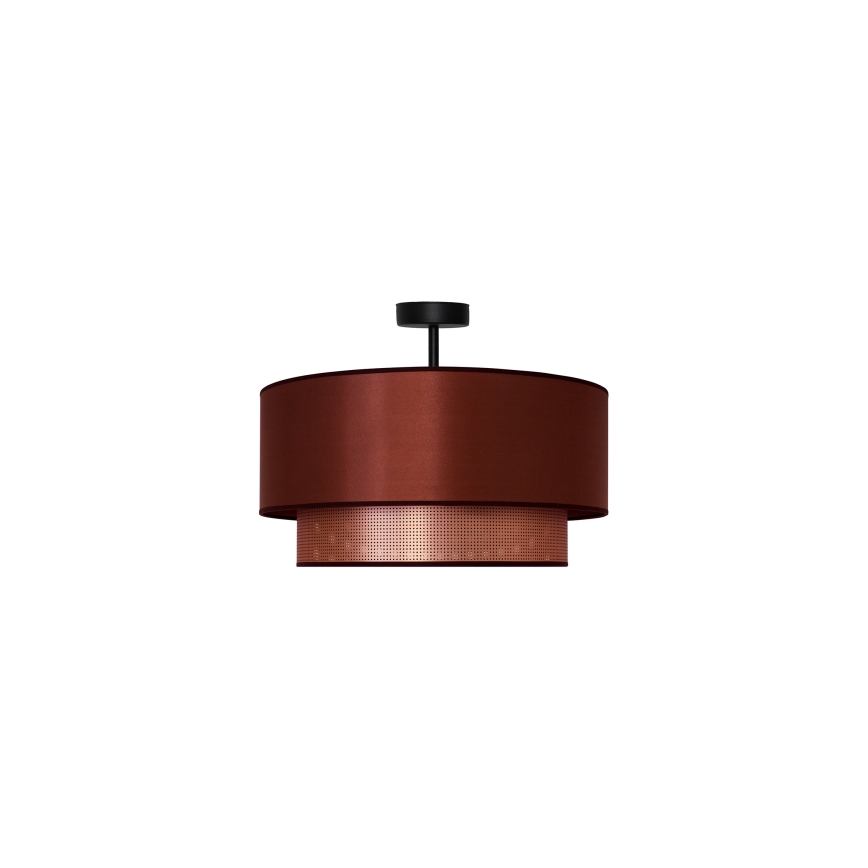 Duolla - Candeeiro integrado COPPER SHINY 1xE27/15W/230V cobre