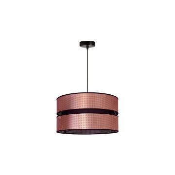 Duolla - Candeeiro suspenso COPPER SHINY 1xE27/15W/230V cobre/preto