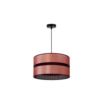 Duolla - Candeeiro suspenso COPPER SHINY 1xE27/15W/230V cobre/preto