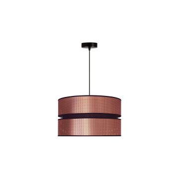 Duolla - Candeeiro suspenso COPPER SHINY 1xE27/15W/230V cobre/preto