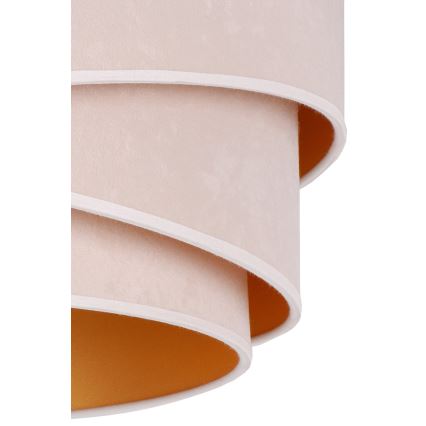 Duolla - Candeeiro suspenso KOBO 1xE27/15W/230V diâmetro 45 cm creme/dourado