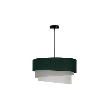 Duolla - Candeeiro suspenso TRIO 1xE27/15W/230V verde/cinzento/branco