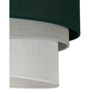 Duolla - Candeeiro suspenso TRIO 1xE27/15W/230V verde/cinzento/branco