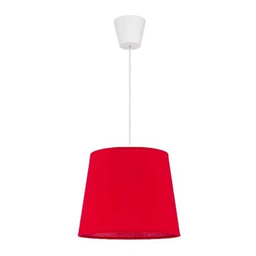 Duolla - Candelabro num fio SOLO 1xE27/40W/230V vermelho