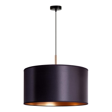 Duolla - Candelabro suspenso CANNES 1xE27/15W/230V diâmetro 45 cm preto/cobre