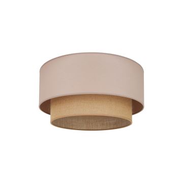 Duolla - Iluminação de teto BOHO 1xE27/15W/230V diâmetro 45 cm bege/castanho