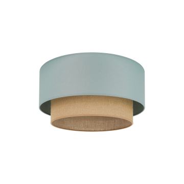 Duolla - Iluminação de teto BOHO 1xE27/15W/230V diâmetro 45 cm verde/castanho