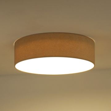 Duolla - Iluminação de teto LED CORTINA LED/26W/230V diâmetro 30 cm 4000K bege