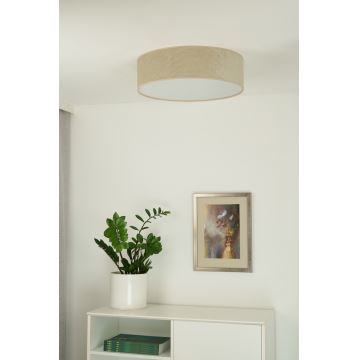 Duolla - Iluminação de teto LED CORTINA LED/26W/230V diâmetro 30 cm 4000K bege