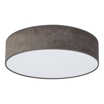 Duolla - Iluminação de teto LED CORTINA LED/26W/230V diâmetro 30 cm 4000K castanho